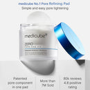 Medicube ZERO PORE PAD 2.0, Discos de algodão pré-umedecidos com textura dupla, Fórmula hidratante e calmante, Skincare coreano, K-Beauty, Maquiagem coreana