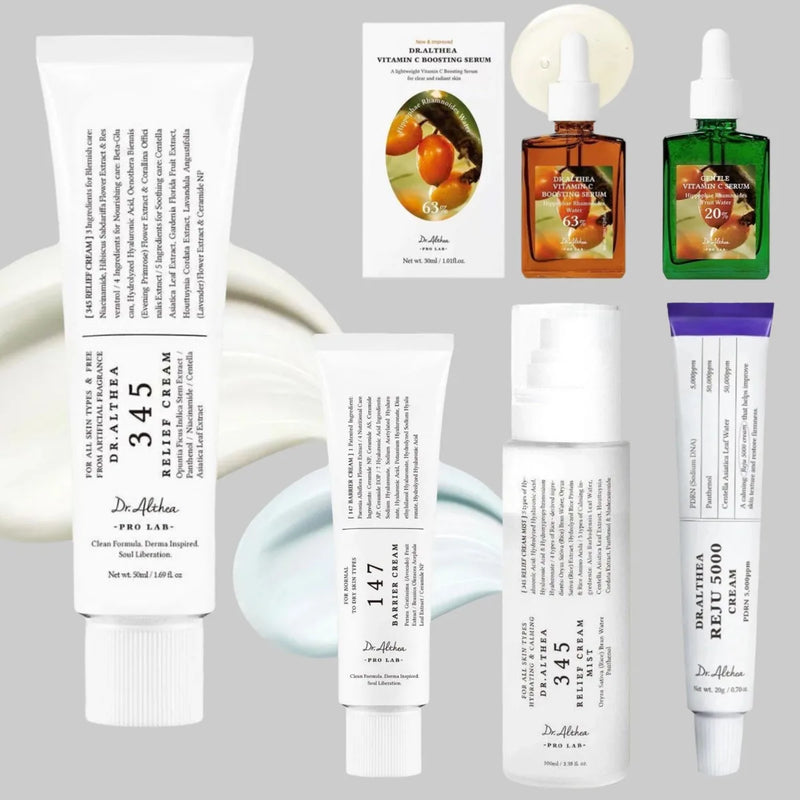 Dr. Althea 345 Relief Cream – Creme Reparador de Barreira Facial com Vitamina C e Brilho – Produto Original de Skincare Coreano